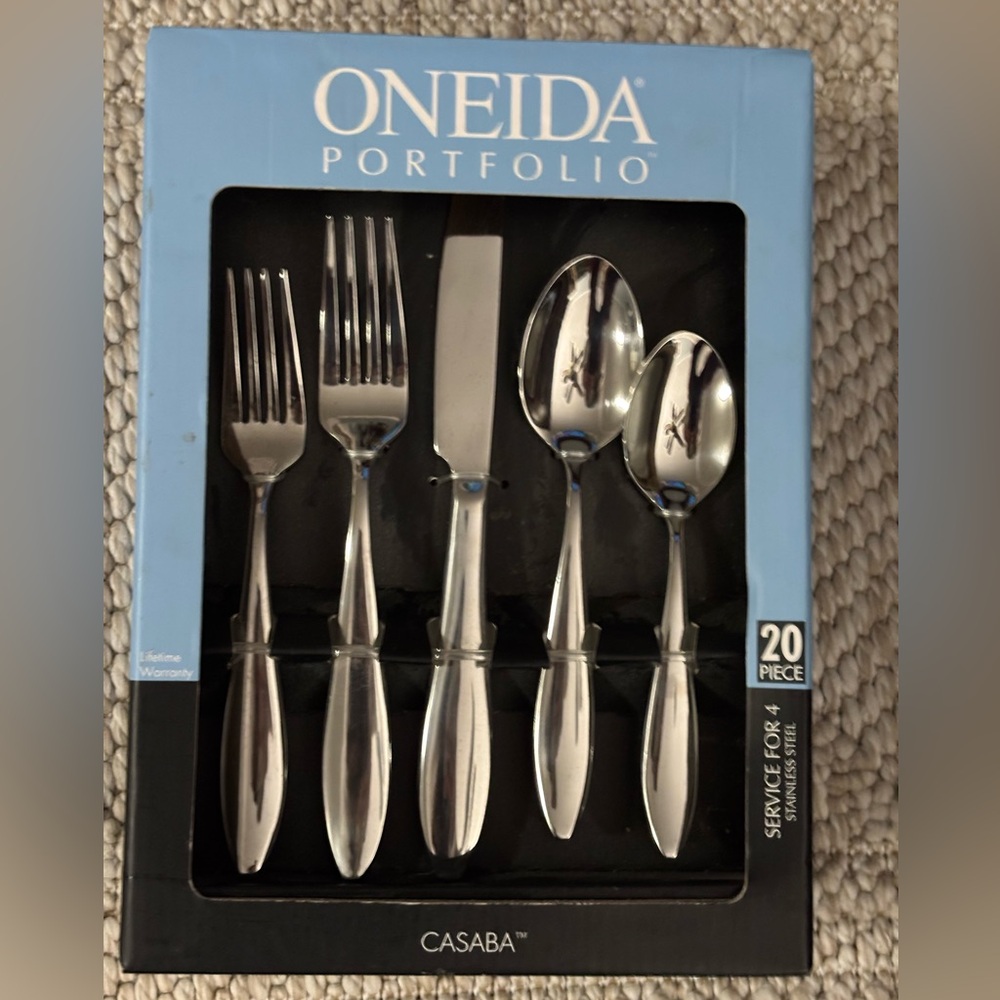 Oneida Portfolio Stainless Steel Flatware Set